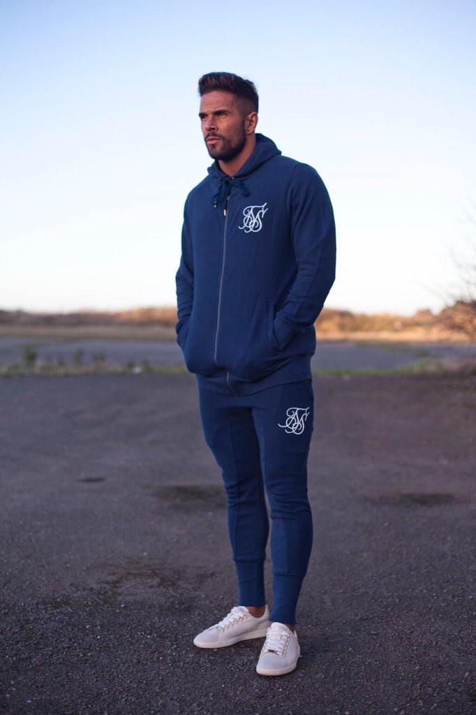 sik silk navy tracksuit