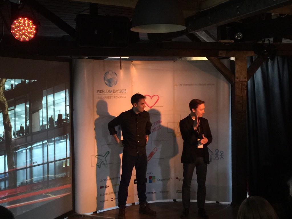 ambogdan's tweet photo. @RGA London guys on stage at @WIADbucharest @WorldIADay #wiad #ia #iai @uvarov http://t.co/HctdD2Eb66