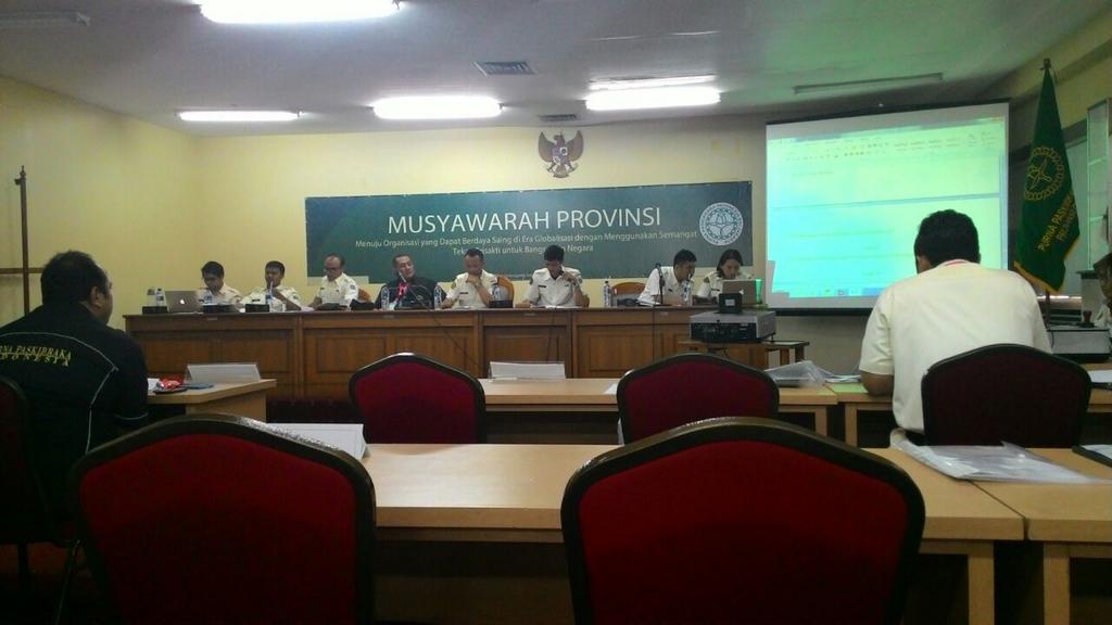 Musyawarah Provinsi di Wisma Handayani, Komplek Kementrian Pendidikan dan Kebudayaan, Cipete, Jakarta Selatan