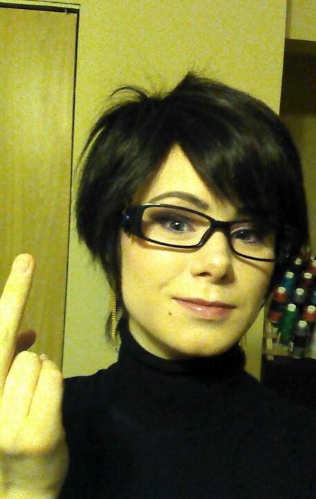 SgtSerger's tweet image. #Bayonetta2 makeup and accessories test! #madeeverything