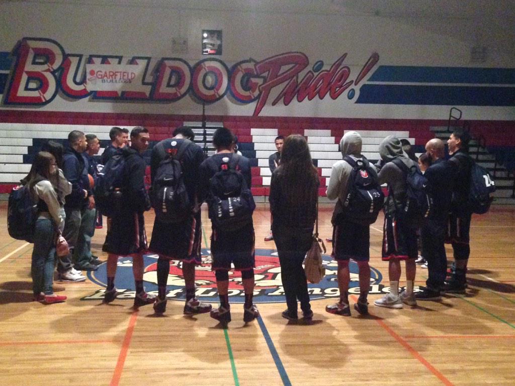 GHS1Basketball's tweet photo. Seniors reminiscing about season http://t.co/nvzIiAVVYx