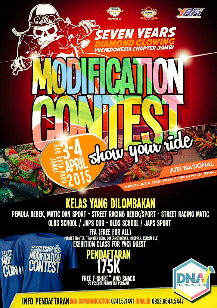 "Come on Bro/sist all bikers. Warga jambi khusus nya. Merapat yuk. <a href="/YVCIndonesia/">Yamaha Vixion Club</a> <a href="/InfoYVCI/">InfoYVCIndonesia</a> <a href="/InfoTouring/">Info Bikers</a> <a href="/LadiesBiker/">Ladies Biker</a>