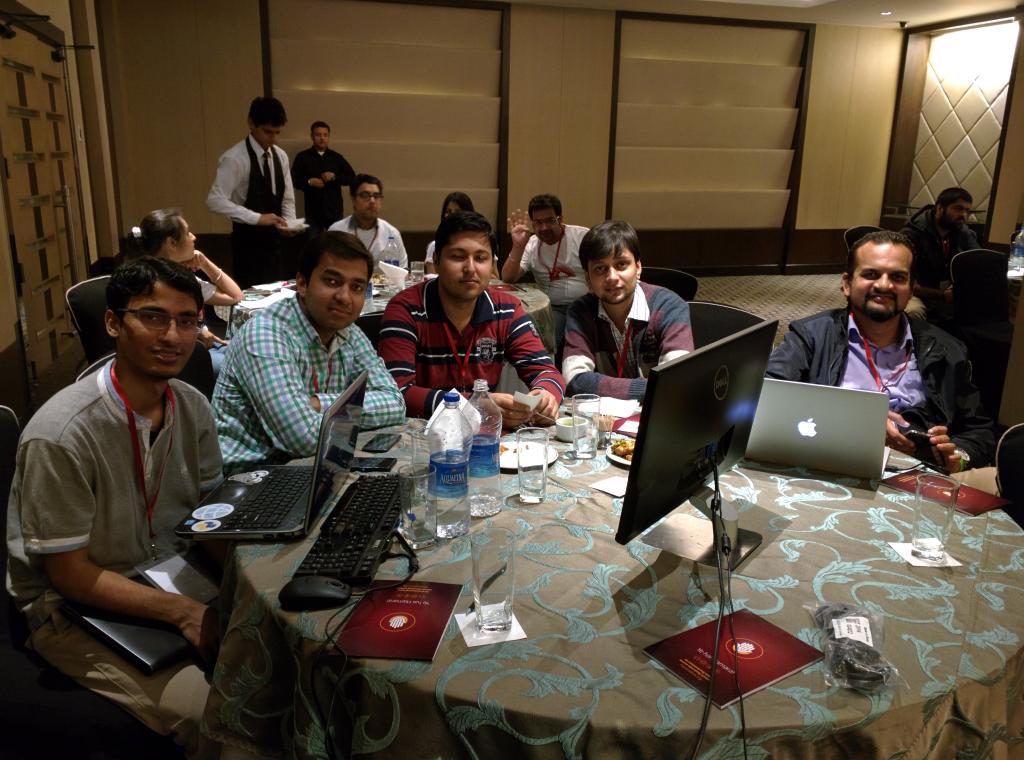 hamaralinux's tweet photo. People from #Jamia #lug at the #hamaraconference http://t.co/YzuSmervta