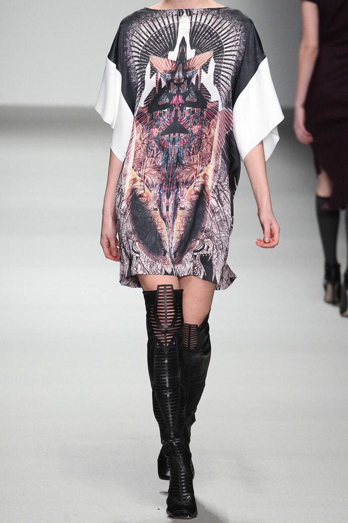 fusedfashion's tweet image. The awesomeness of this boot &amp;amp; dress combo from @JPBraganza #perfection #stylesync #Fall15