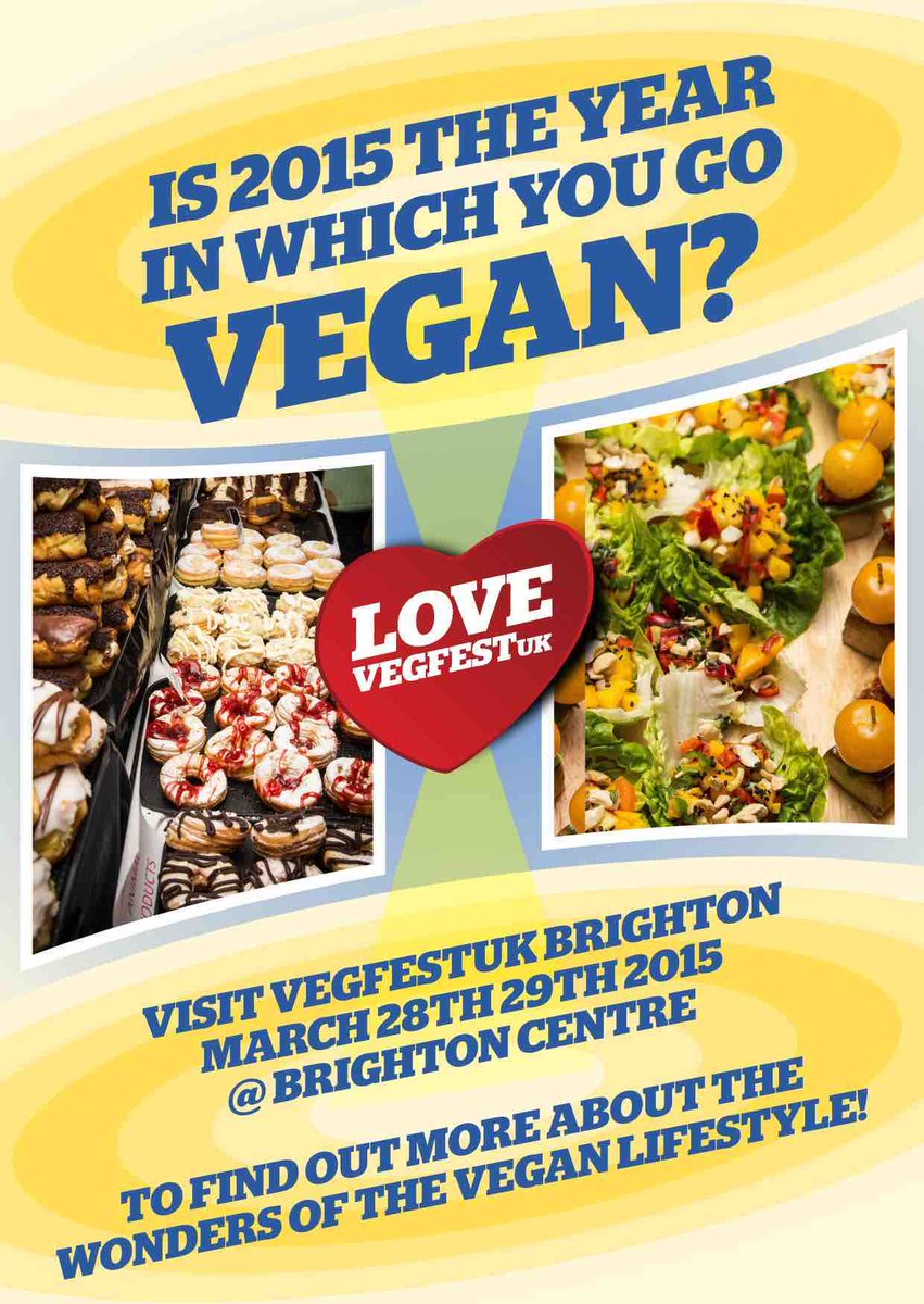 VegfestUK's tweet photo. Wanna help distribute our lovely flyers &amp; posters for @VegfestUK Brighton? Email info@vegfest.co.uk http://t.co/jiyDmWsh7o
