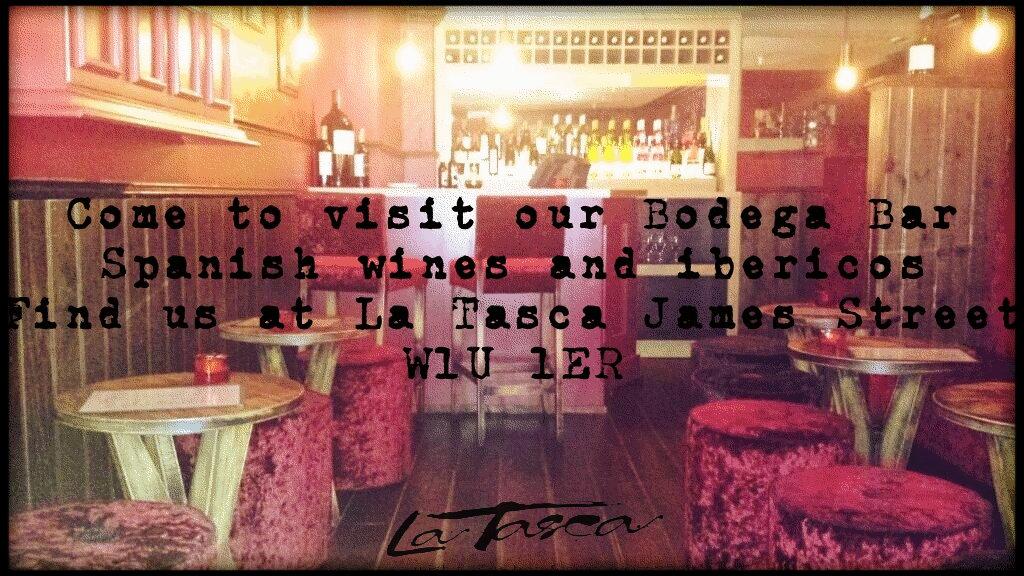 LaTascaJamesSt's tweet photo. The best place to be on Saturday's.Join us today at @LaTascaJamesSt to have #fun #london @SCP_London #wine #bodegabar http://t.co/xT8JCv8TmZ
