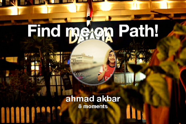 gobenk2's tweet photo. Find me on #Path now! Go to: http://t.co/IljvzaKR9Y! #thepersonalnetwork http://t.co/mrMDZMYI6N