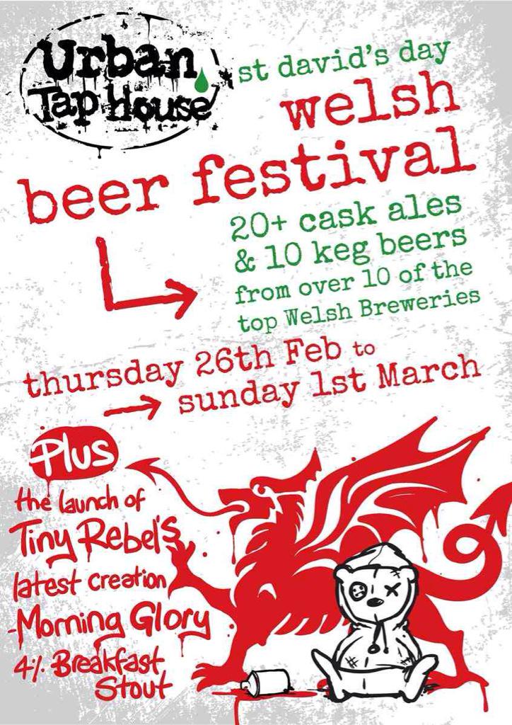 Less than a week to go until the start of our 4 day long St Davids day beer festival!!