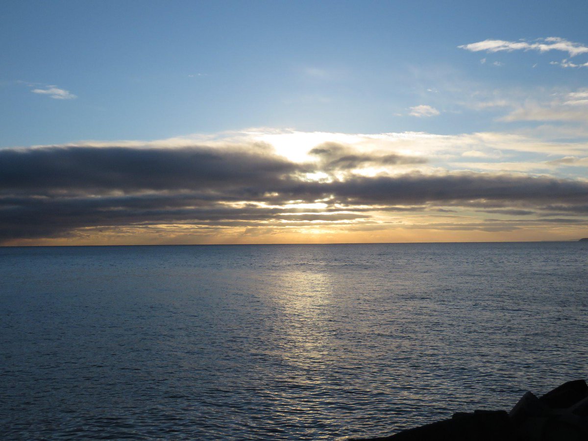 Three porpoise off the Marine Drive this morning and a great sunrise
<a href="/w_scarborough/">WonderfulScarborough</a>