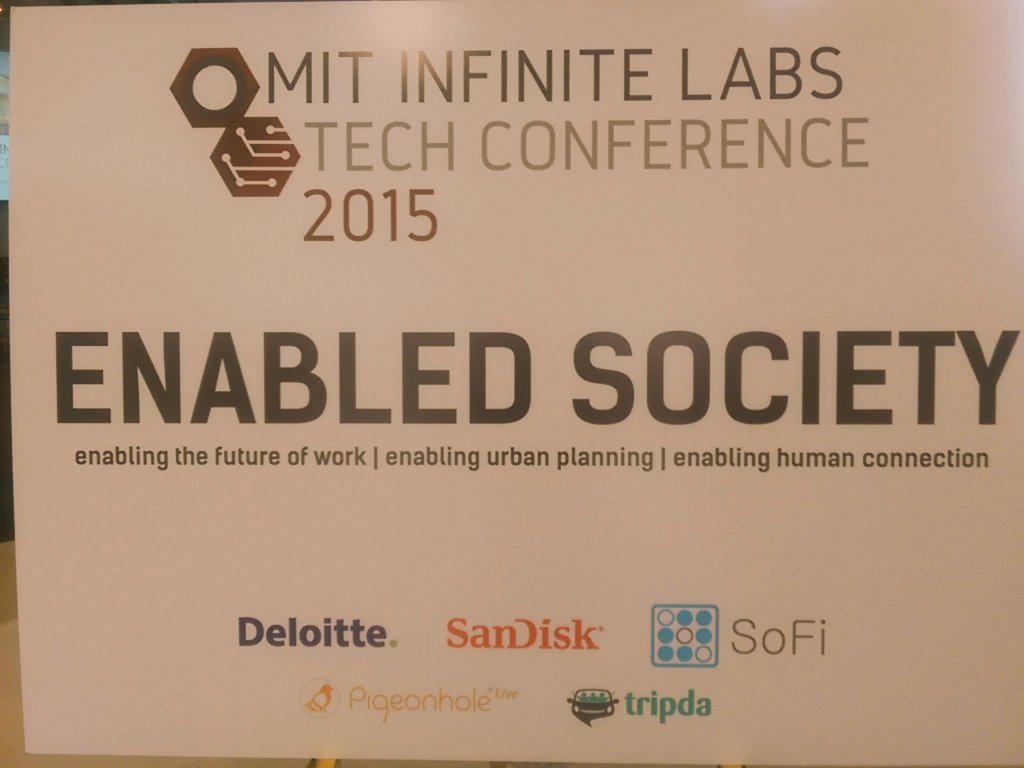 AT THE MIT INFINITE LABS TECH CONFERENCE