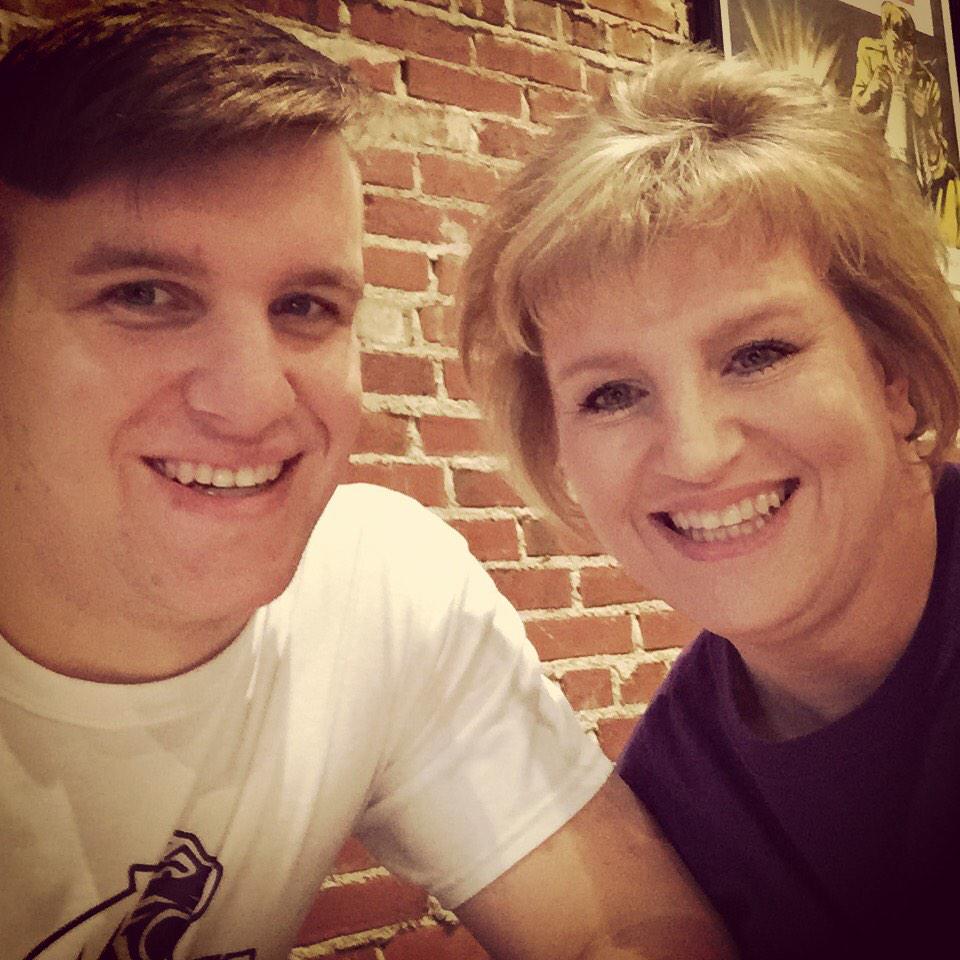 BrendaKendrick's tweet photo. Loved seeing my OBU Tigershark!  Always fun to watch you swim!  💜💛 http://t.co/SAuxlnTQ4P