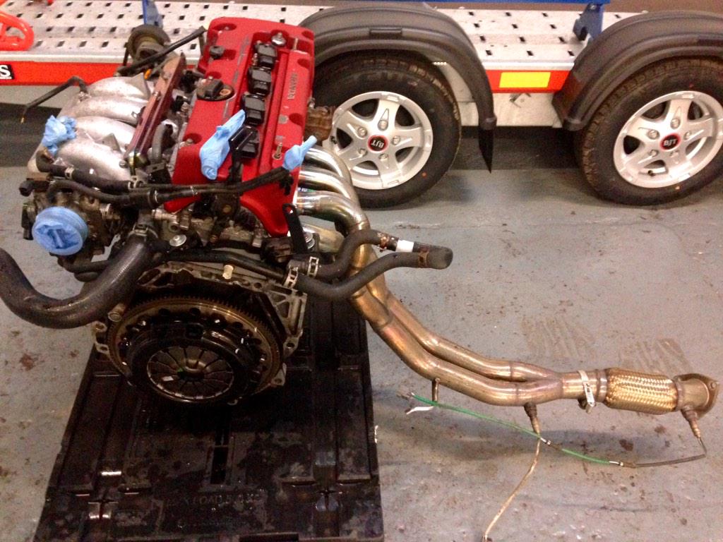 #K20A after a quick clean before it goes back in <a href="/andygaugler/">Andrew Gaugler</a> #civiccup #CivicTypeR #HondaRedline @750MotorClub