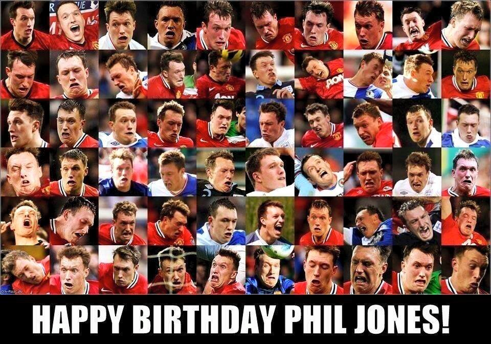 RemarksFootball's tweet photo. Happy Birthday Phil Jones. http://t.co/qsefZFBVCl