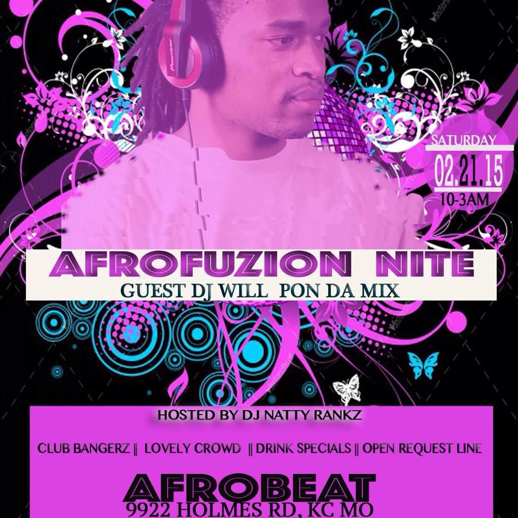 Tonite @ Club Afrobeat, Guest Dj Will Pon Da Mix. 10-3am. Hosted By Dj Natty Rankz... Booom