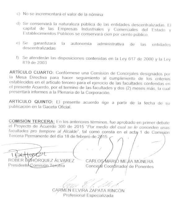 AlcaldiadeMed's tweet image. Las entidades descentralizadas del Municipio de Medellín conservarán su naturaleza PÚBLICA con el Acuerdo 300.