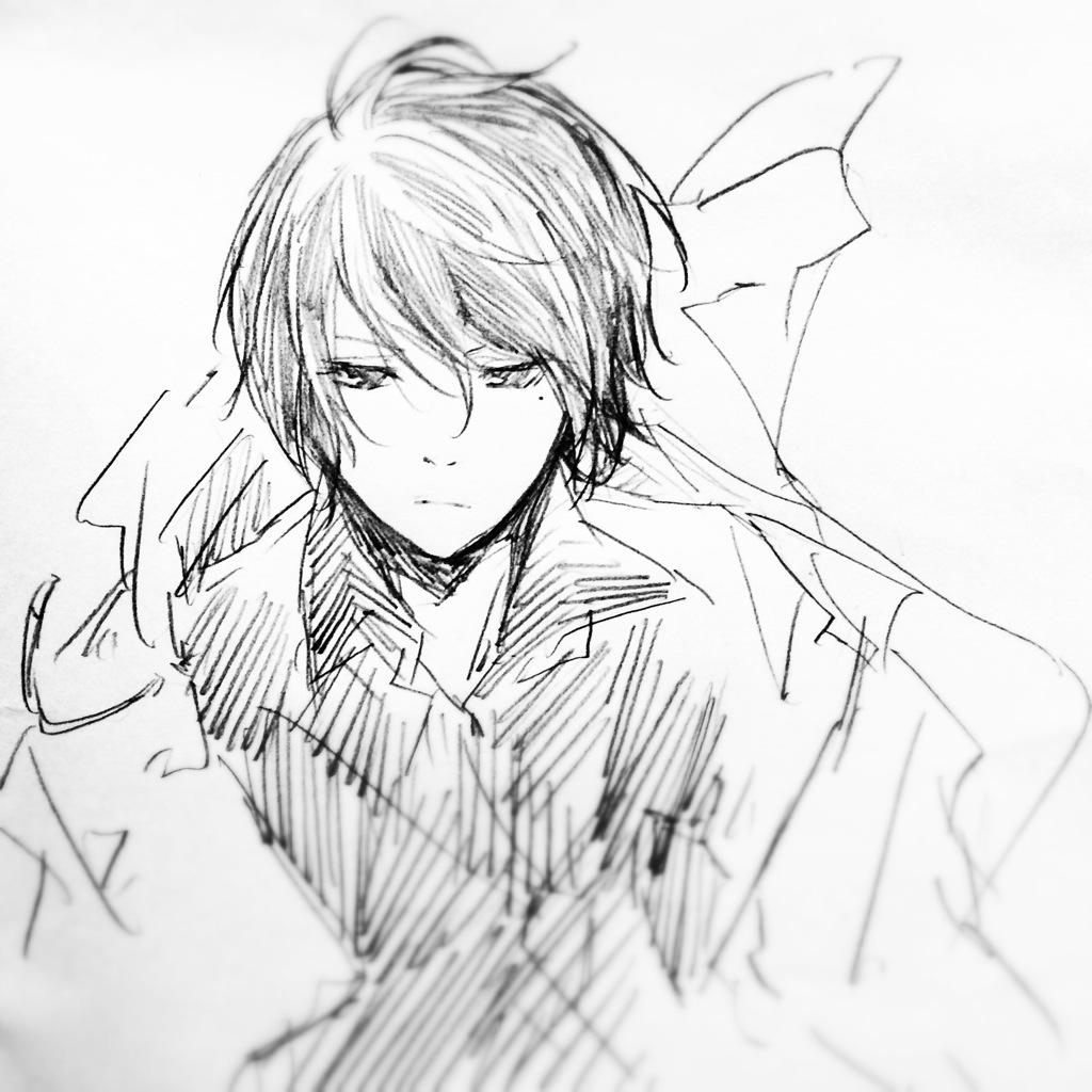 あまりにも目が描きたくて息抜き
この角度(を描くのが一番楽しい) 