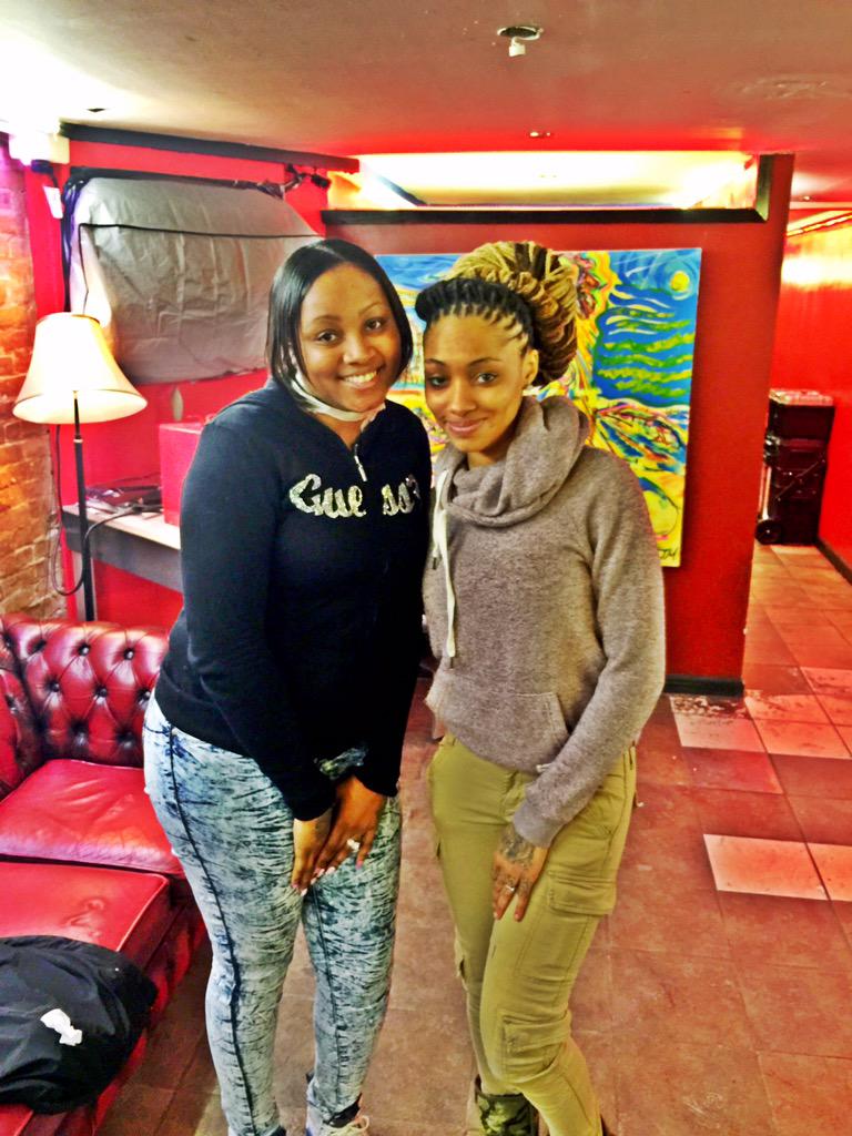 Beautiful_Sai's tweet photo. Me n Dutchess 😁😌 @BlackInkCrew http://t.co/WzzBnu5SPW