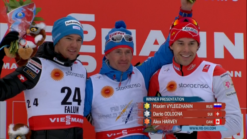 Looking fantastic on <a href="/Falun2015/">Falun2015</a> podium for his 2nd medal in 2 events!! What an athlete <a href="/alex_harvey/">Alex harvey</a>! <a href="/CDNOlympicTeam/">CDN Olympic Team</a>