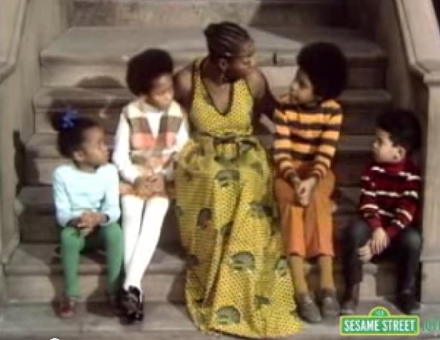Musta been 1st time i saw Nina Simone: on Sesame Street in 1972:  Happy Birthday 