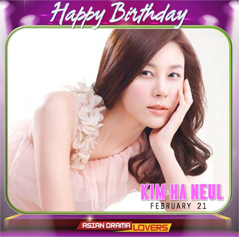 Happy Birthday kim Ha Neul! 