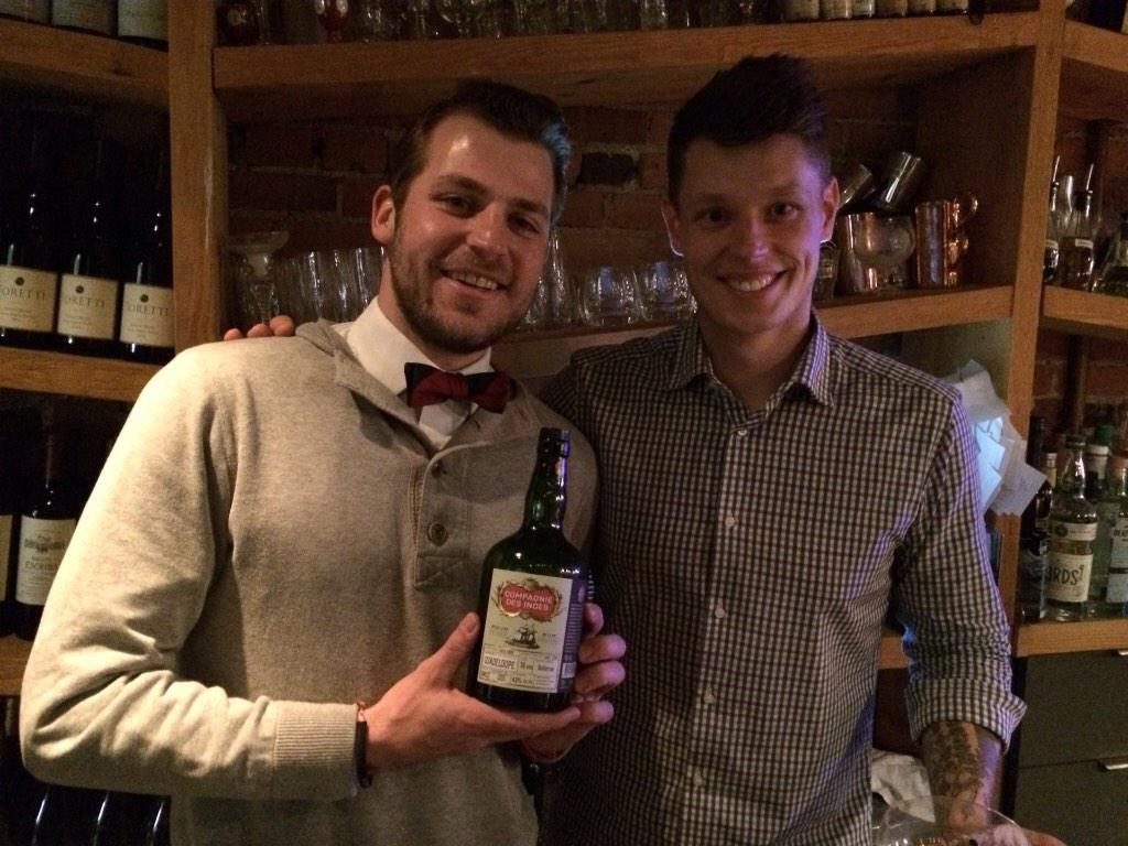 FoodWineFinder's tweet image. A casked rum generously shared by #Compagniedesindes served by @LABATTOIR_VAN in traditional daiquiri, old-fashioned!