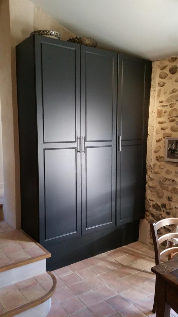 Fabrication meubles cuisine et pose #Renovation  #menuiserie #ebenisterie #ardeche