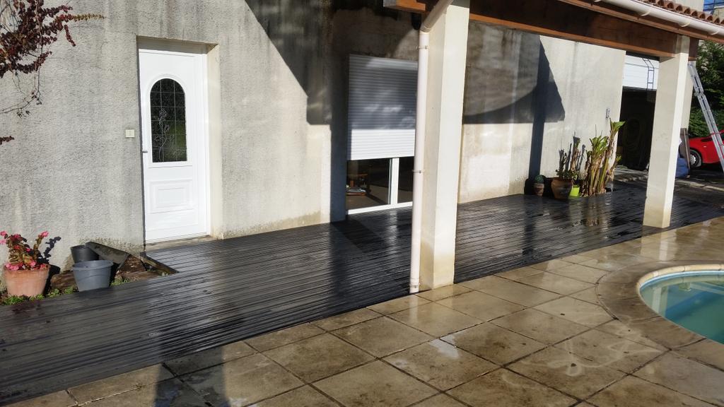 Terasse bois composite #bois #terrasse #menuiserie #Drome