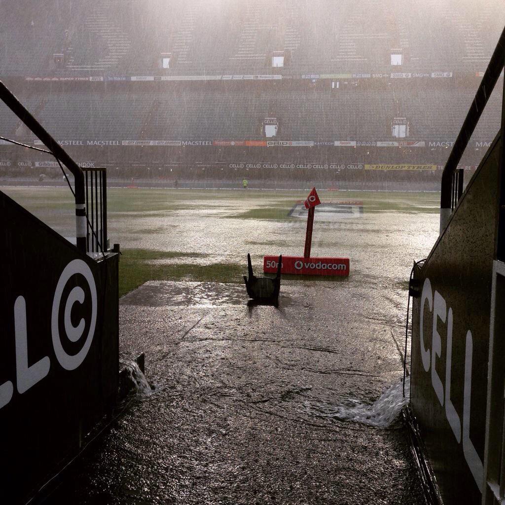 Kings Park looks a little wet ahead of the @TheSharksZA v @LionsRugbyUnion pic via @Wezflash #SHAvLIO