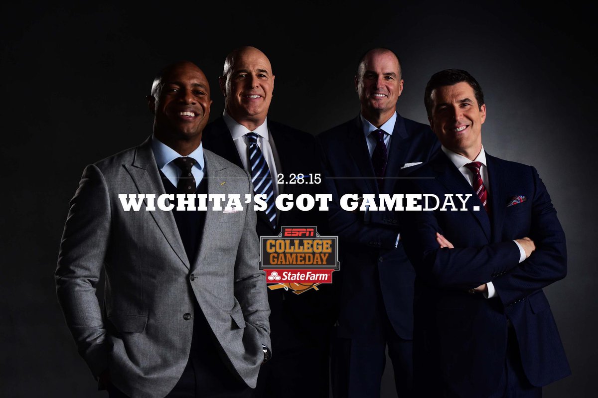 JUST ANNOUNCED: @ESPNCBB #GameDay is headed to Wichita on Feb. 28! Official details: bit.ly/1F9zLKb #WATCHUS