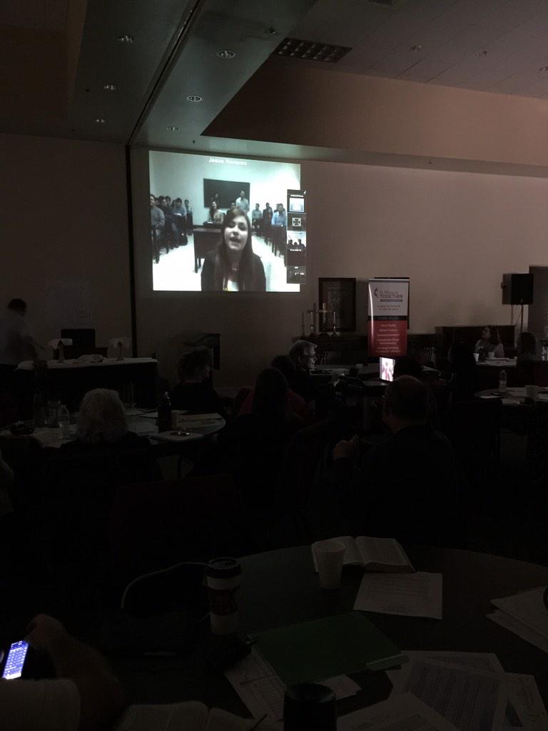 MerrillLaura's tweet image. OoVoo link w/Monterrey &amp;amp; Honduras; Bible study on 1Cor12 as #5050partners; blessed to be a witness in #ElValle #UMC