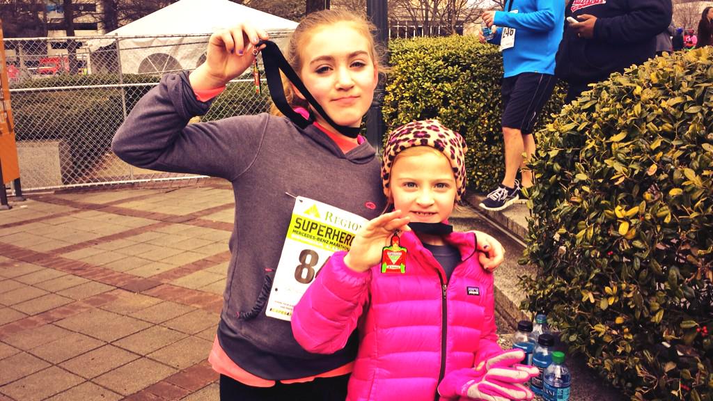 hooverbio's tweet photo. Got some medals in the Regions SuperHero 5k #mercedesmarathonweekend http://t.co/8GIU89kisL