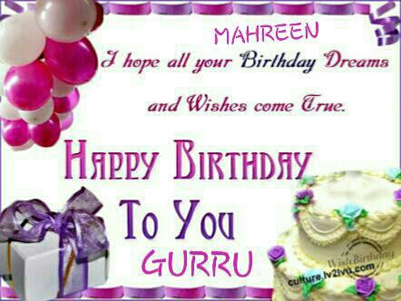  Happy Birthday Gurmeet Choudhary May ur dreamz cme true..LOVE U   