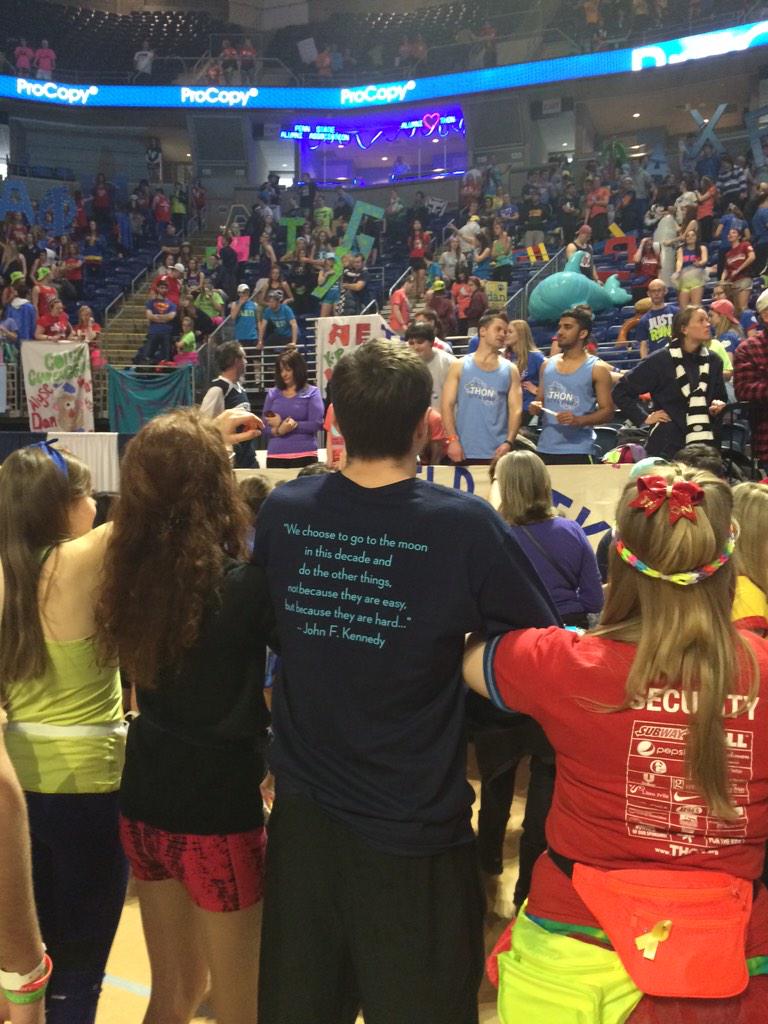 keazly13's tweet photo. Three shifts finished!! #THON2015 #CancerCannot #DancerRelations #Jonsters #FTK #FTC #FTD http://t.co/B53y9eNptS