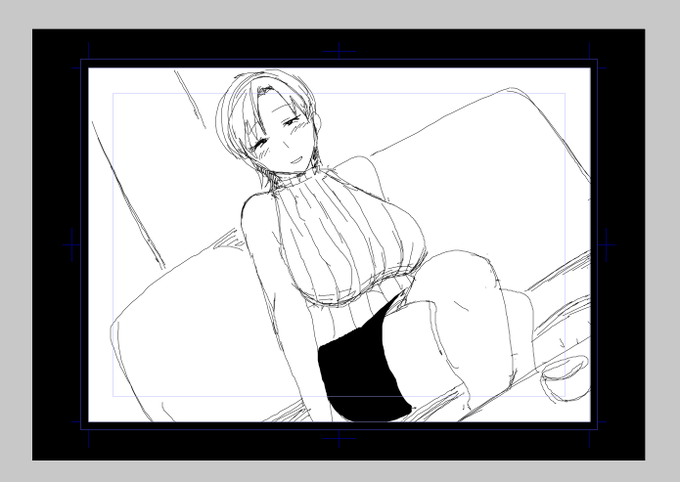 うーん なにかいい構図ないかな… 