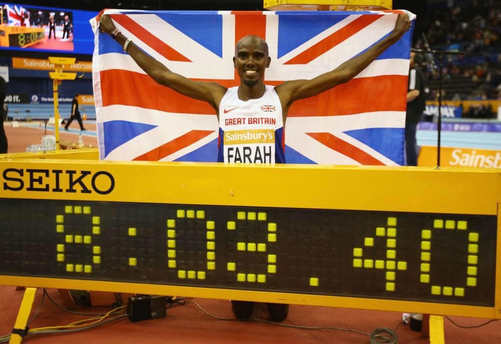 .World record today...!!!! Wow...!!! Thank everyone for your amazing support #onemomile #mofarah #moknows