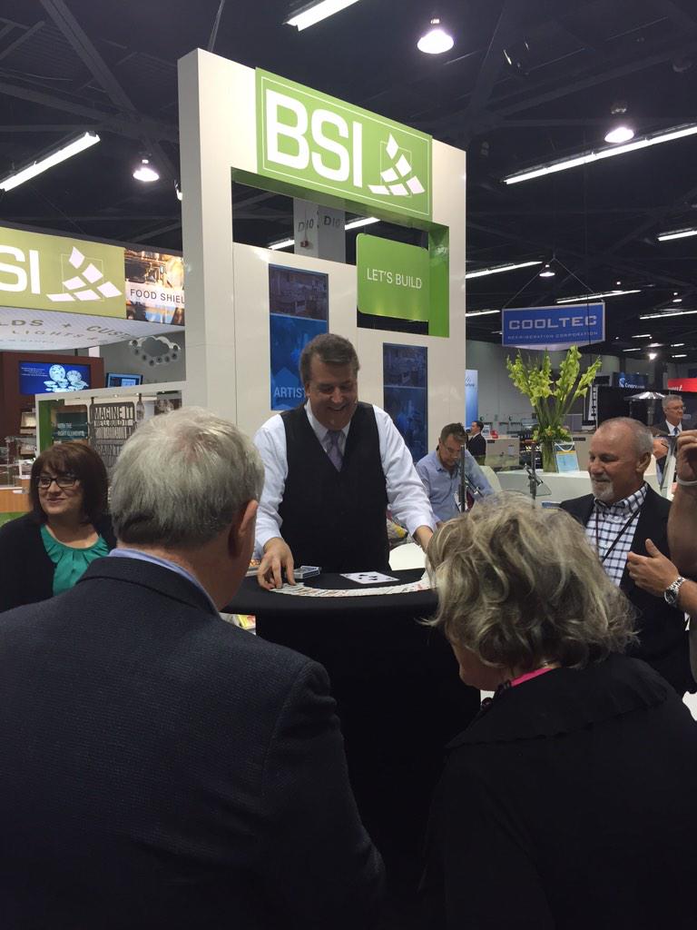 ZoombaGroup's tweet photo. Checking out some awesome magic tricks at BSI! #Booth1042 #theNAFEMShow http://t.co/lCYhwbbK0K