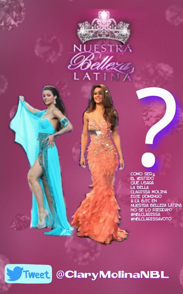 Clarissa Molina on Twitter sera el vestido que usare mañana en