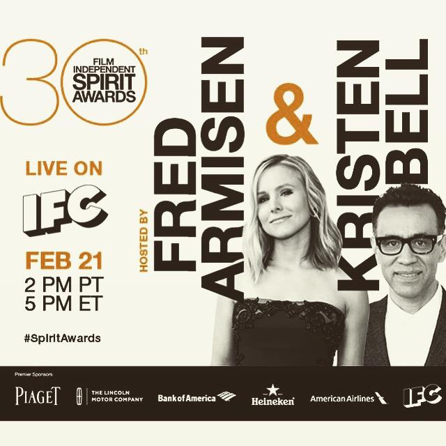 Excited to attend #SpiritAwards 2day for <a href="/ItFeltLikeLove/">It Felt Like Love</a> with 2 noms Buy/Rent it here --> itfeltlikelove.vhx.tv