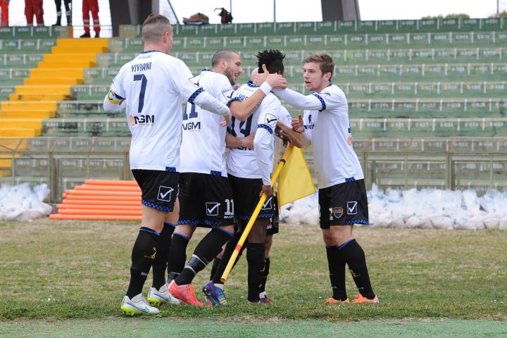 Ristovski celebrates his teammate's goal Ristovski celebrates his teammate's goal