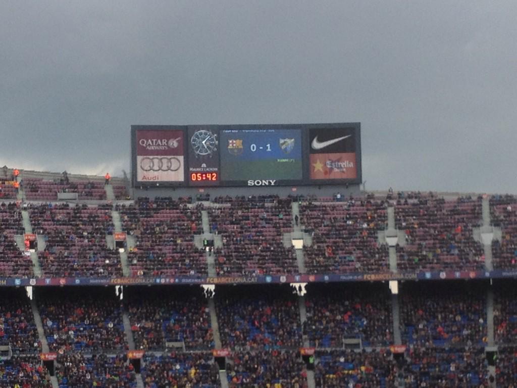 What a great stadium just awesome pity about the result looking forward to the F1 Testing tomorrow now Guiness time