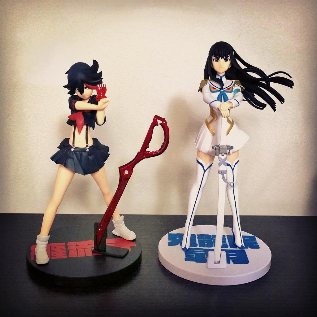Soulquisha's tweet image. My Kill la Kill action figures came in! :D #newbbs #muchhappy
