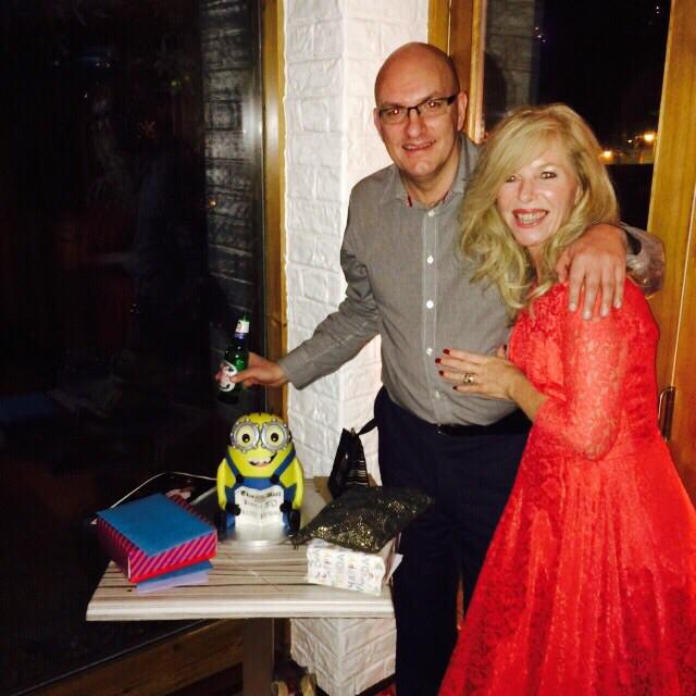The lovely brain enjoying his 50th birthday 🎊🎉🎁🎁 #privatehire