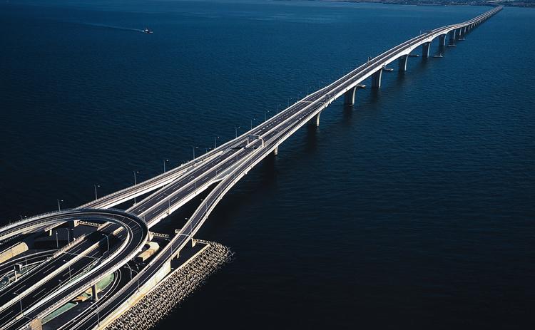 Tokyo Bay Aqua-Line bridge. #BeTheBridge #Bridge
