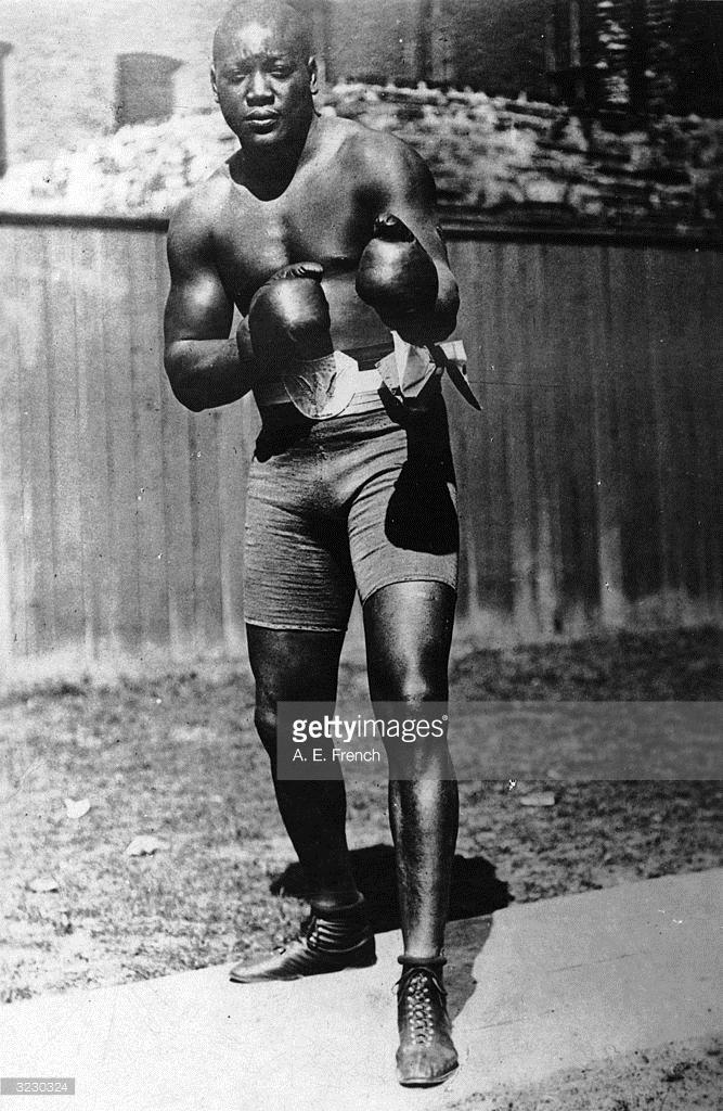#GalvestonGiant #JackJohnson - Circa 1915 - Classic Photo - (A.E.French/HultonArchive/GettyImages)