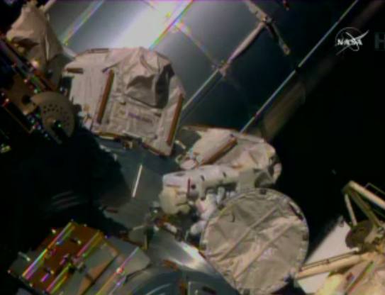 Astro_Wheels's tweet photo. Thank you! MRT: @Rainmaker1973: Congrats to @AstroTerry &amp; #AstroButch + @Astro_Wheels &amp; MCC for the successful #EVA29 http://t.co/Rmiv08a8ik