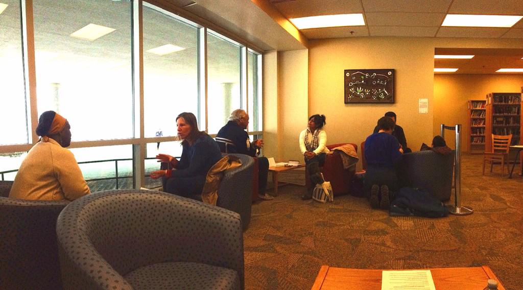 KamilKaramali's tweet photo. Plenty of interesting convos happening here between "human books" & readers at #YOWHumanLibrary. #NepeanCentrepointe http://t.co/G3nhiiegjR