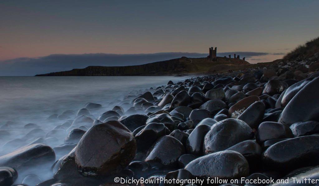 dbowlt's tweet image. Great and wet trip to Dunstanburgh castle for this shot @VisitNland @BBCNewsNE