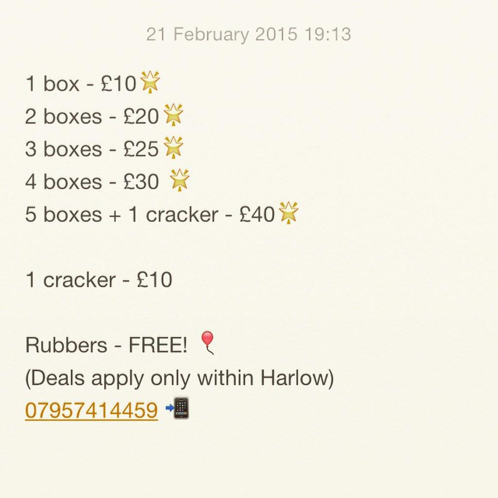 HARLOW BALLOONS (WA164MDX) Twitter