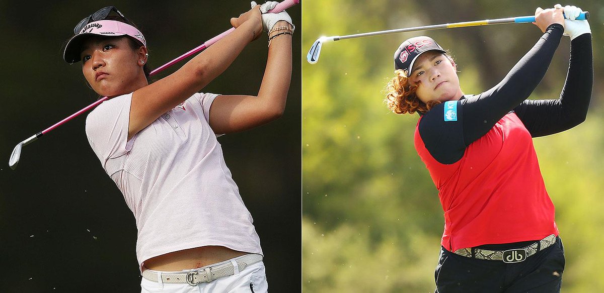 GolfChannel's tweet photo. The future is here. 17-yr-old Lydia Ko &amp; 19-yr-old Ariya Jutanugarn will face off Down Under: http://t.co/QADsmTdI5P http://t.co/re2XLyRV9S