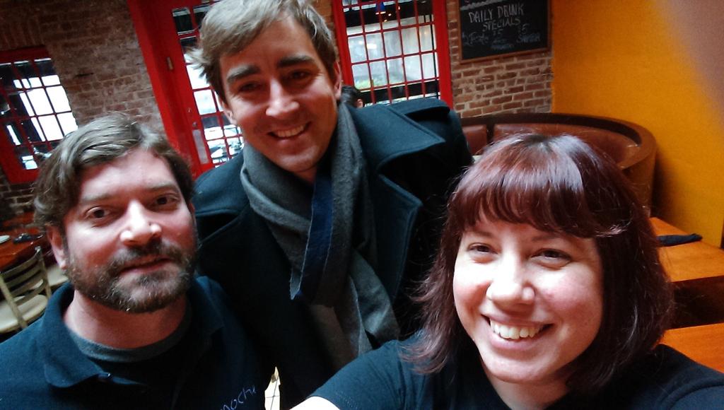 JuanaCline2's tweet photo. Thank you @leepace for being so cool and sweet to do this for us!! @NocheVH_ATL #HaltandCatchFire #alotmore <3 http://t.co/VqLOf6UbC0